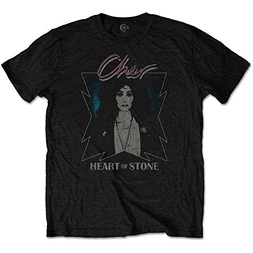 Cher Heart of Stone offiziell Männer T-Shirt Herren (X-Large) von Rock Off