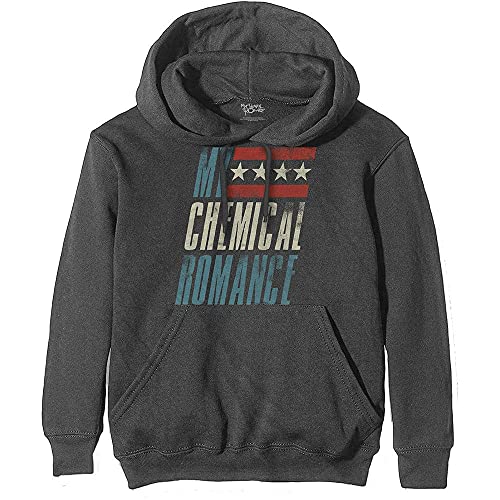 My Chemical Romance Kapuzenpullover Raceway Logo Nue offiziell Herren Charcoal L von My Chemical Romance