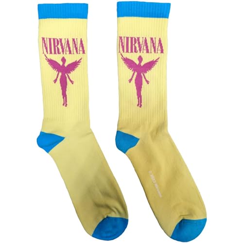Nirvana Socken "Angelic" (Gelb), Einheitsgröße = 40-45, gelb, One size von Rock Off