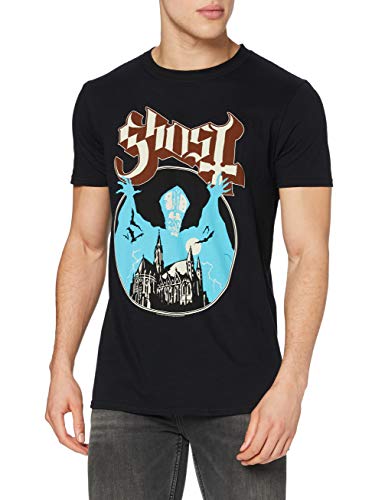 Rock Off Herren Ghost Opus T-Shirt, Schwarz, (Herstellergröße: Large) von Rock Off