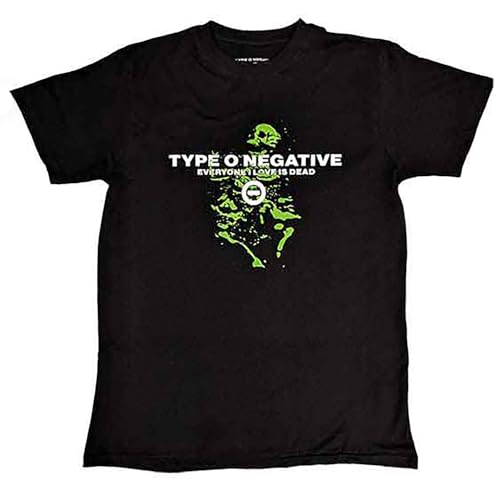 Rock Off officially licensed products Type O Negative 'Everyone I Love is Dead' (Schwarz) T-Shirt, Schwarz , XXL von Rock Off