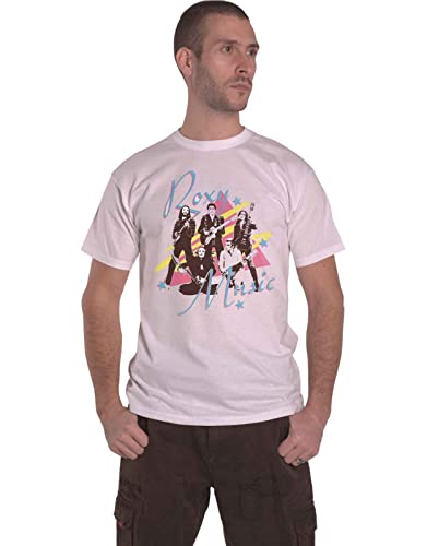 Roxy Music T Shirt Guitars Band Logo Nue Herren Weiß XXL von Roxy Music
