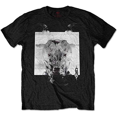 Slipknot Devil Single BW Print offiziell Männer T-Shirt Herren (Large) von Rocks-off