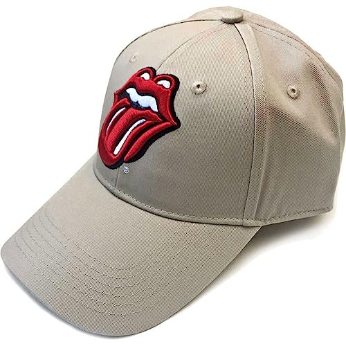 The Rolling Stones Baseballcap Classic Tongue cremefarben von Rock Off
