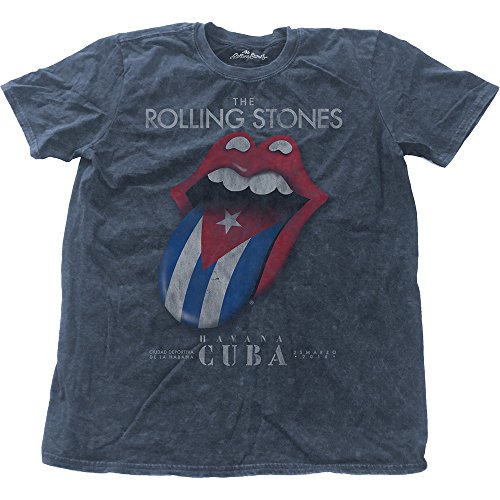 The Rolling Stones Havana Cuba offiziell Männer T-Shirt Herren (Large) von Rock Off