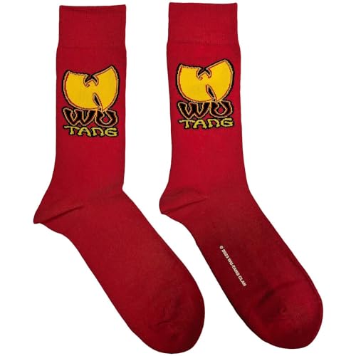 Wu-Tang Clan Socken "Wu-Tang", Rot, Einheitsgröße = 40-45, rot, One size von Rock Off