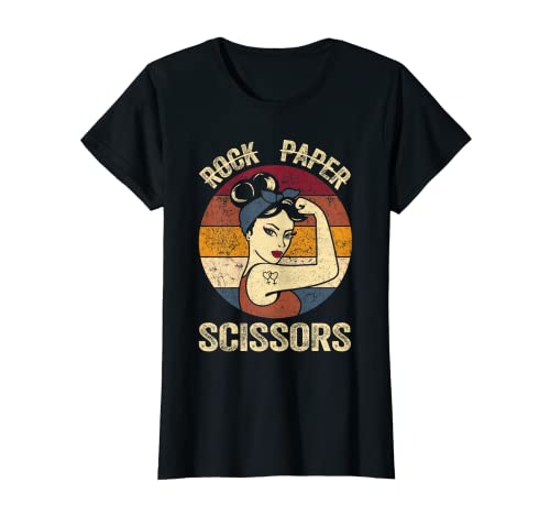 Rock Paper Scissors Lesben Frauen Mädchen Gay Pride Parade T-Shirt von Rock Paper Scissors Shirt Lesben LGBT Tees