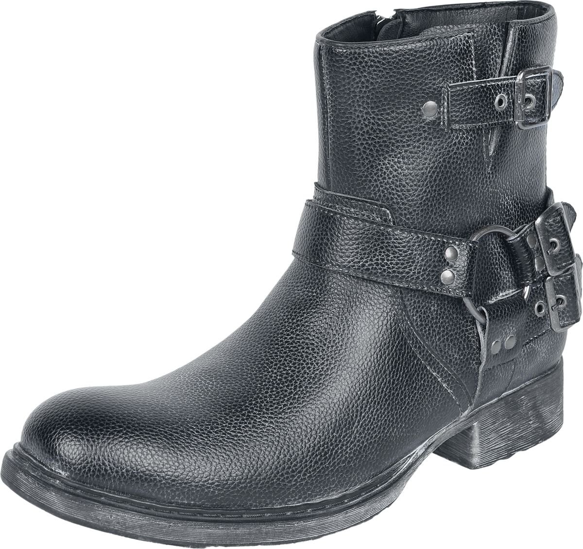 Rock Rebel by EMP Biker Boots Bikerboot schwarz in EU47 von Rock Rebel by EMP