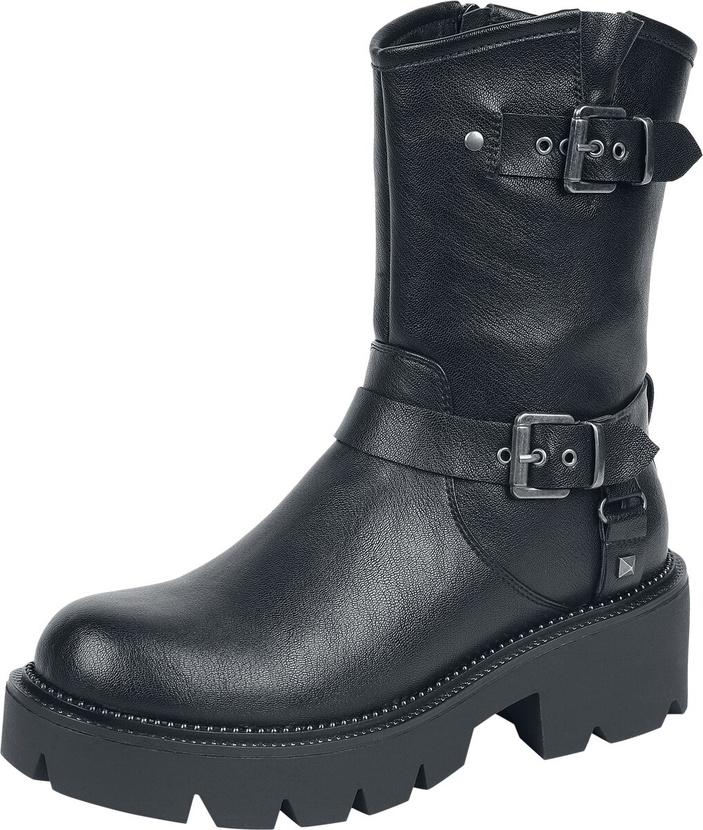 Rock Rebel by EMP  Boot schwarz in EU39 von Rock Rebel by EMP