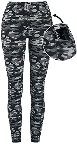 Rock Rebel by EMP Damen Graue Camo-Leggings mit seitlichen Taschen XL von Rock Rebel by EMP