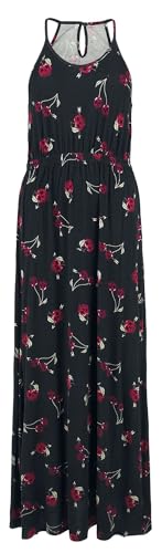 Rock Rebel by EMP Damen schwarzes Maxikleid mit Cherry Skulls L von Rock Rebel by EMP