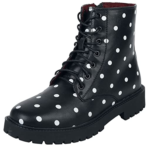 Rock Rebel by EMP Damen schwarze Boots mit Punkten EU40 von Rock Rebel by EMP