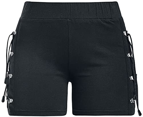 Rock Rebel by EMP Damen Schwarze Hotpant mit Schnürungen XXL Rock Rebel by EMP Damen Schwarze Hotpant mit Schnürungen XXL von Rock Rebel by EMP