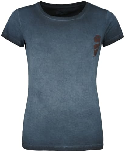 Rock Rebel by EMP Damen blaues T-Shirt mit Dolch-Print M von Rock Rebel by EMP