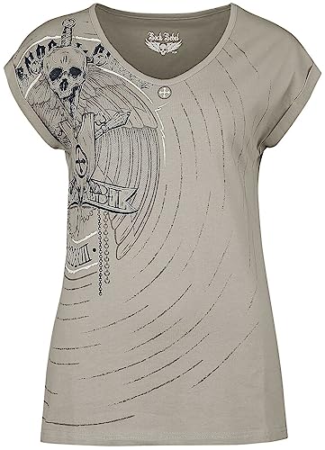 Rock Rebel by EMP Damen beiges T-Shirt mit Print M von Rock Rebel by EMP