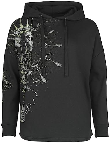 Rock Rebel by EMP Damen schwarzer Pullover mit Print M von Rock Rebel by EMP