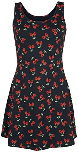 Rock Rebel by EMP Damen schwarzes Kleid mit Kirschen-Print L von Rock Rebel by EMP