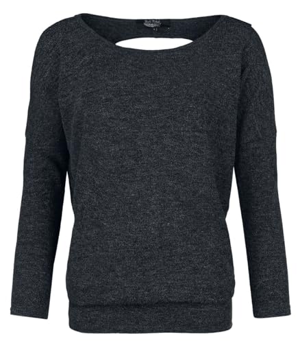 Rock Rebel by EMP Damen schwarzes Langarmshirt in Strickoptik XL von Rock Rebel by EMP