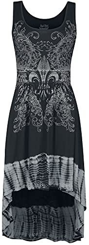 Rock Rebel by EMP Damen schwarzes Vokuhila-Kleid mit Print XXL von Rock Rebel by EMP