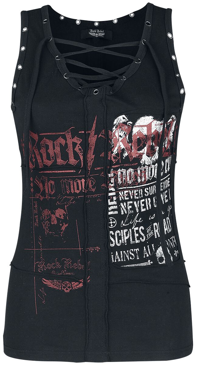 Rock Rebel by EMP Dance It All Off Top schwarz in S von Rock Rebel by EMP