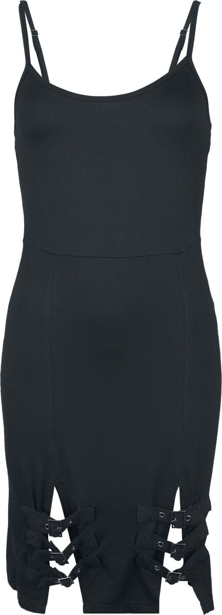 Rock Rebel by EMP Dress with Buckles Kurzes Kleid schwarz in XL von Rock Rebel by EMP