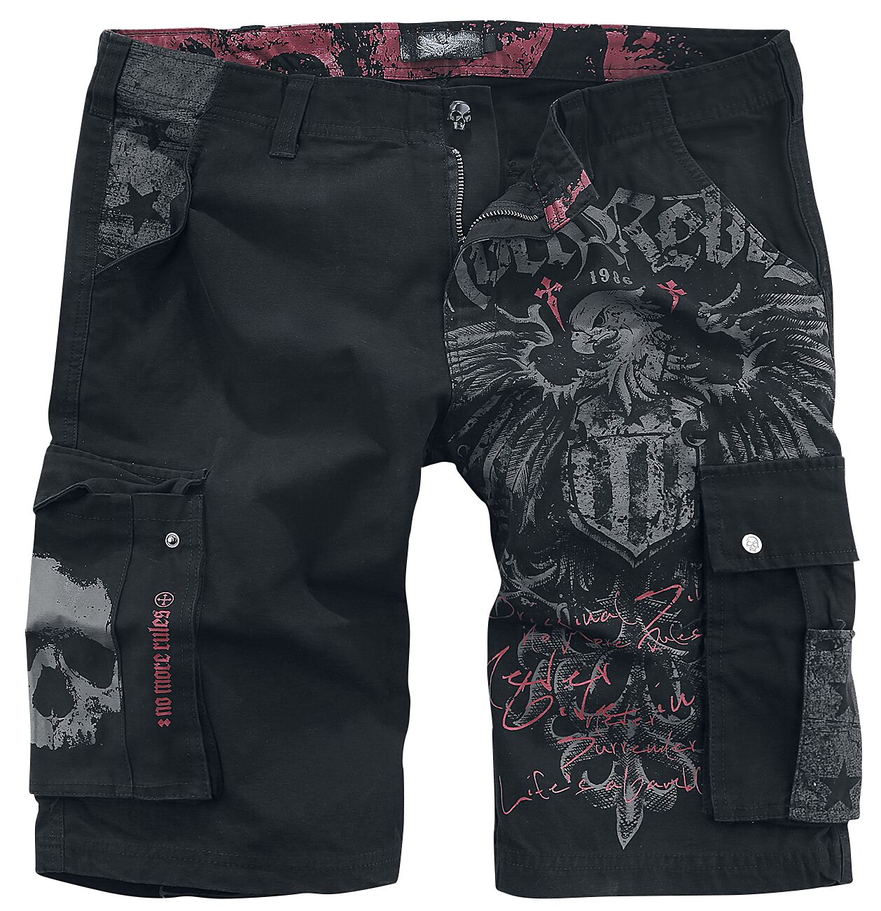 Rock Rebel by EMP Garageland Short anthrazit in XL von Rock Rebel by EMP