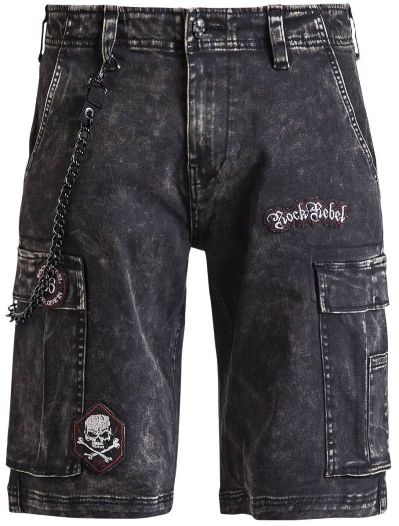 Rock Rebel by EMP Garageland Short schwarz in XXL Rock Rebel by EMP Garageland Short schwarz in XXL von Rock Rebel by EMP