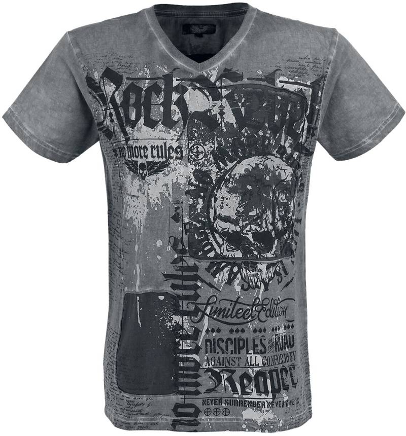 Rock Rebel by EMP Heavy Soul T-Shirt grau in M von Rock Rebel by EMP