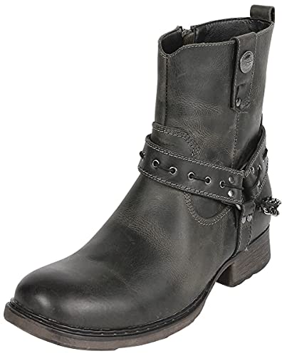 Rock Rebel by EMP Herren schwarze Boots mit Nieten EU42 von Rock Rebel by EMP