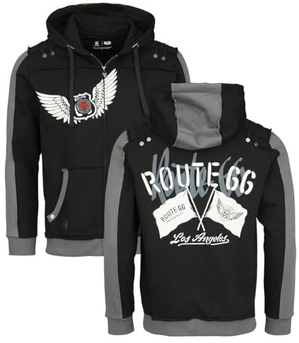 Rock Rebel by EMP Herren schwarzer Kapuzenpullover mit großem Backprint XXL Rock Rebel by EMP Herren schwarzer Kapuzenpullover mit großem Backprint XXL von Rock Rebel by EMP