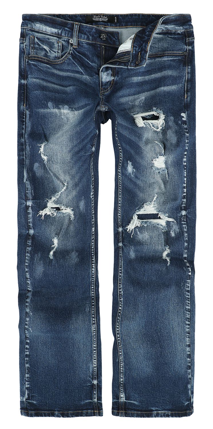 Rock Rebel by EMP Johnny Jeans blau in W32L32 von Rock Rebel by EMP