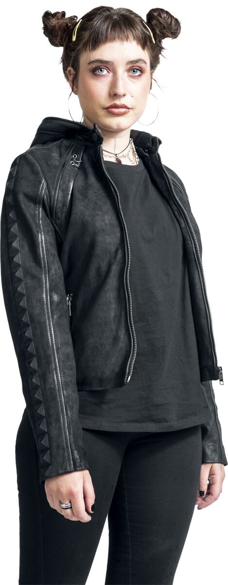 Rock Rebel by EMP  Lederjacke schwarz in XL von Rock Rebel by EMP