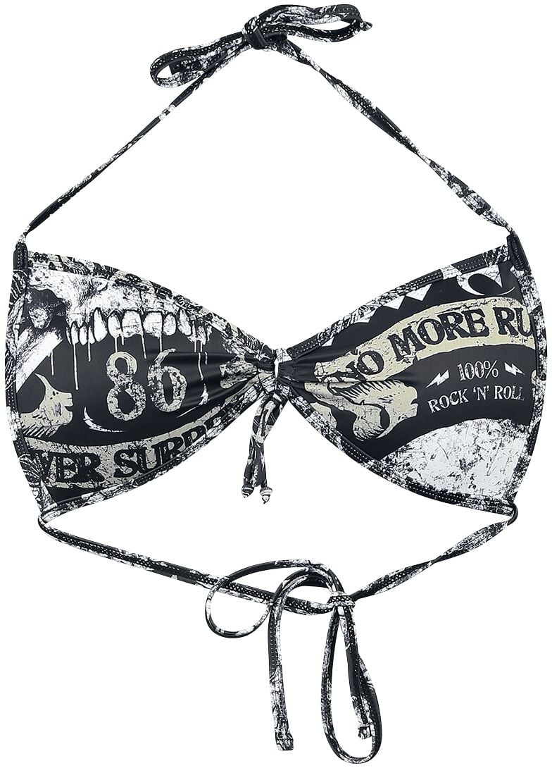 Rock Rebel by EMP Mix And Match Bikini-Oberteil schwarz in L von Rock Rebel by EMP