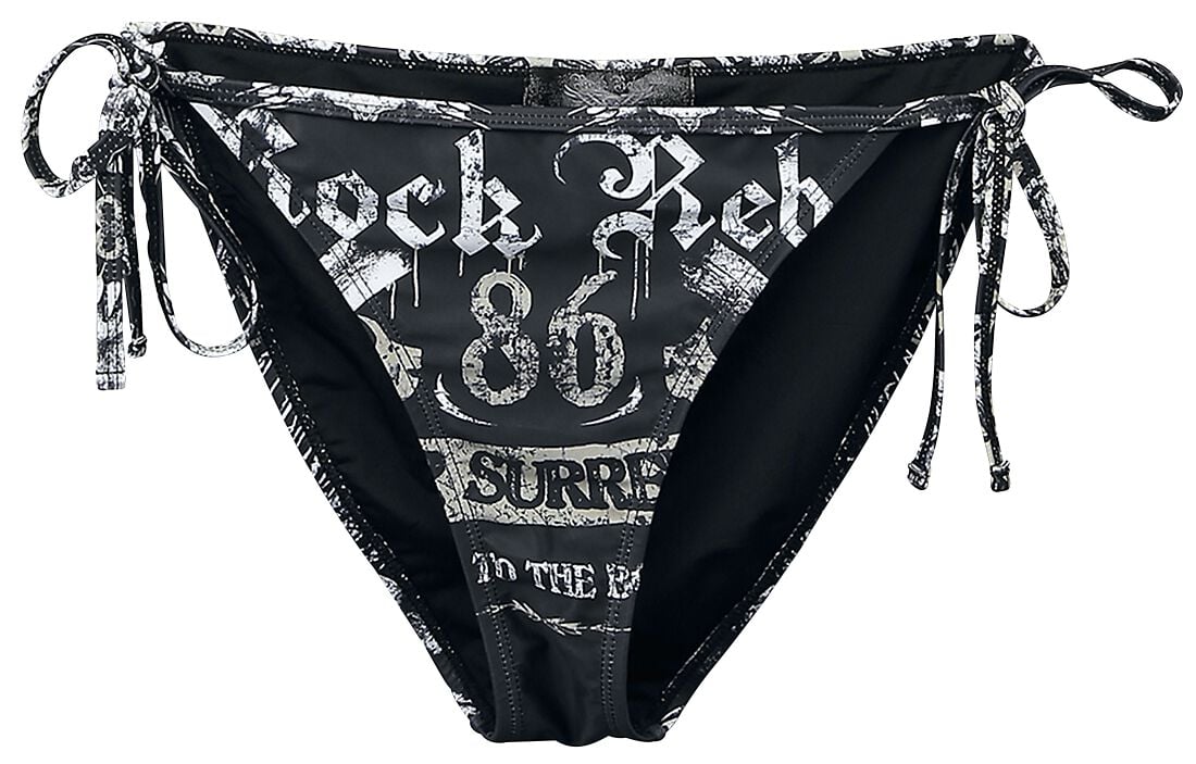 Rock Rebel by EMP Mix And Match Bikini-Unterteil schwarz in M von Rock Rebel by EMP