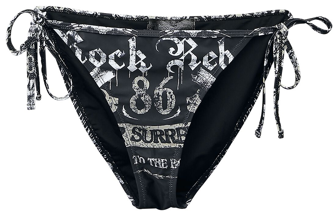 Rock Rebel by EMP Mix And Match Bikini-Unterteil schwarz in S von Rock Rebel by EMP