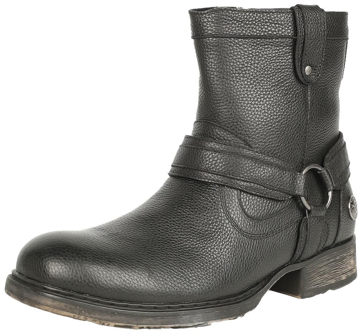 Rock Rebel by EMP - Rock Bikerboot - Biker Boots - EU40 bis EU46 - für Männer - Größe EU41 - schwarz von Rock Rebel by EMP