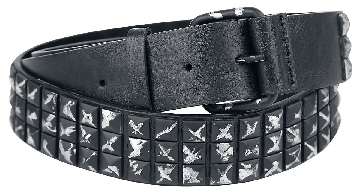 Rock Rebel by EMP - Rock Gürtel - Studded Belt - schwarz von Rock Rebel by EMP