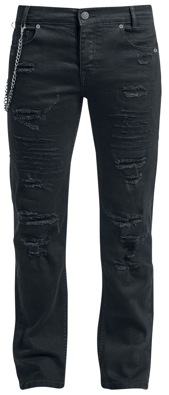 Rock Rebel by EMP - Rock Jeans - Dark Reptile - W31L32 bis W40L34 - für Männer - Größe W33L34 - schwarz von Rock Rebel by EMP