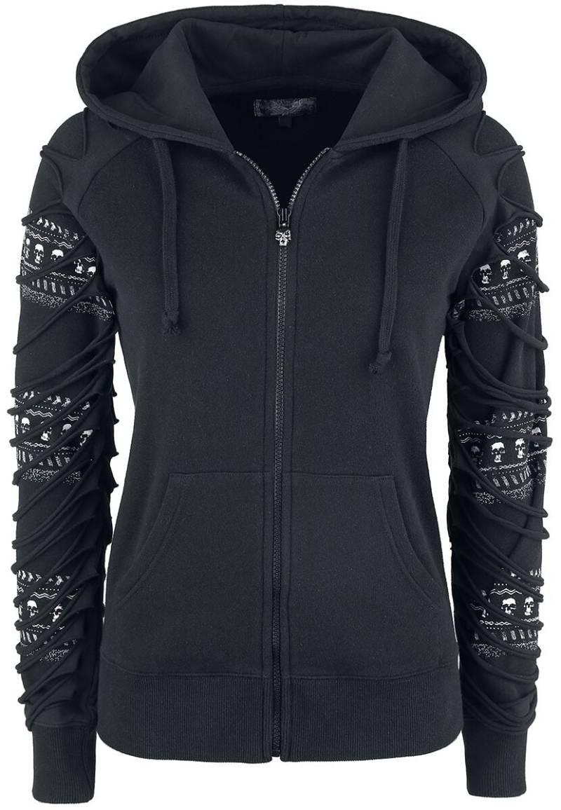 Rock Rebel by EMP - Rock Kapuzenjacke - Freaking Out Loud - S bis XXL - für Damen - Größe XL - schwarz von Rock Rebel by EMP