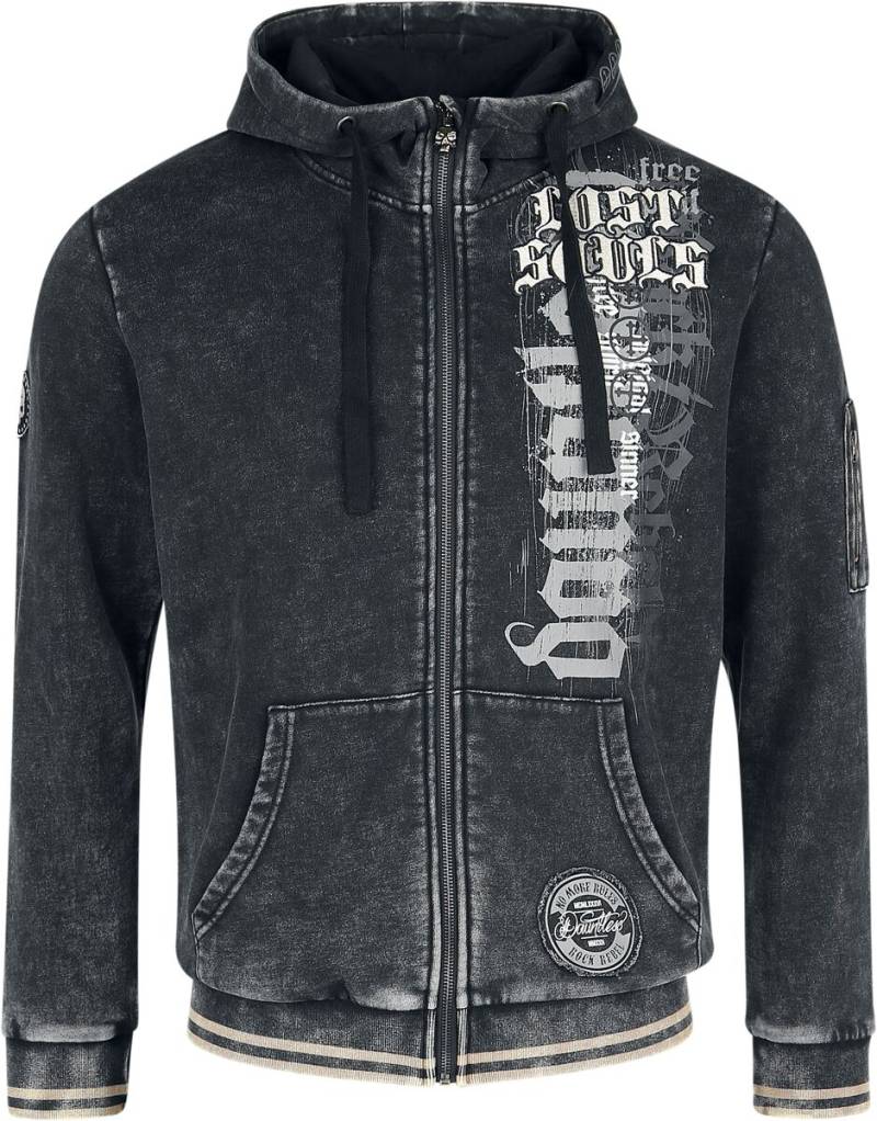 Rock Rebel by EMP - Rock Kapuzenjacke - Skulls & Details - M bis XXL - für Männer - Größe M - schwarz von Rock Rebel by EMP
