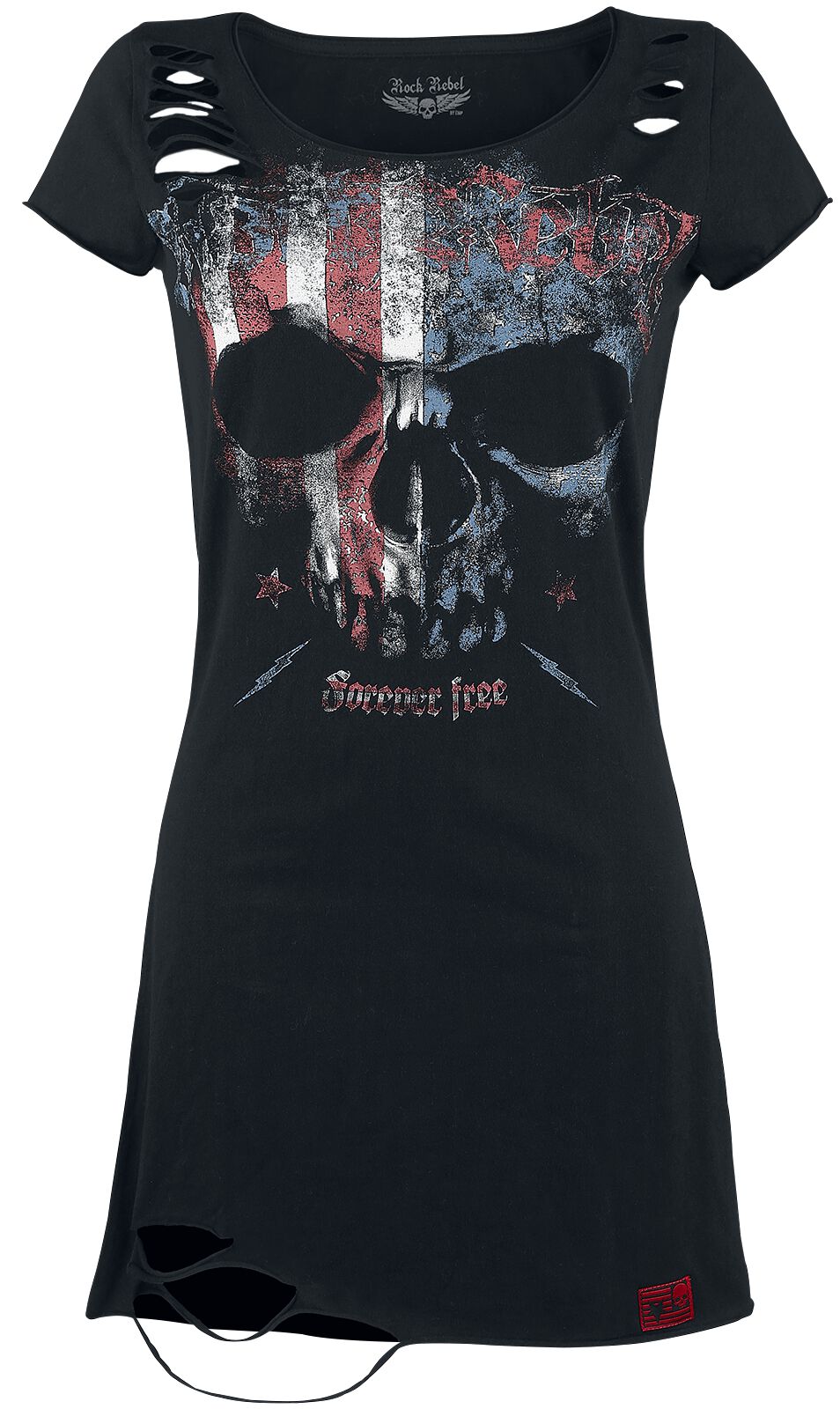 Rock Rebel by EMP - Rock Kurzes Kleid - Living Legend - XS bis 5XL - für Damen - Größe 4XL - schwarz von Rock Rebel by EMP