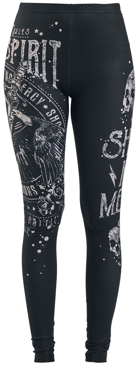 Rock Rebel by EMP - Rock Leggings - Built For Comfort - S bis XXL - für Damen - Größe S - schwarz von Rock Rebel by EMP