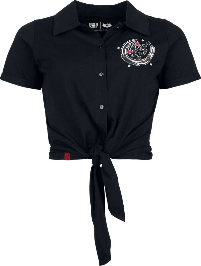 Rock Rebel by EMP Rock Rebel X Lucky 13 - Blouse Bluse schwarz in S von Rock Rebel by EMP