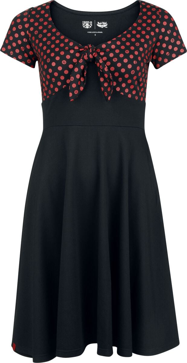 Rock Rebel by EMP Rock Rebel X Lucky 13 - Dress Mittellanges Kleid schwarz in XL Rock Rebel by EMP Rock Rebel X Lucky 13 - Dress Mittellanges Kleid schwarz in XL von Rock Rebel by EMP