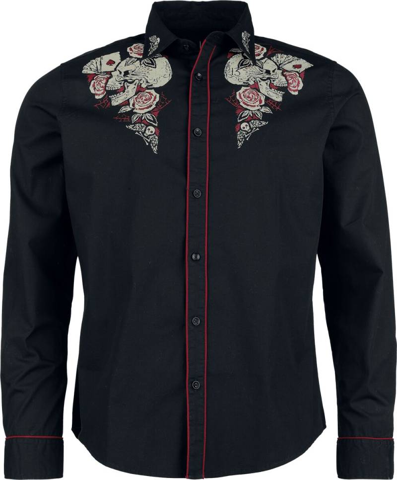 Rock Rebel by EMP Rock Rebel X Lucky 13 - Shirt Langarmhemd schwarz in L von Rock Rebel by EMP