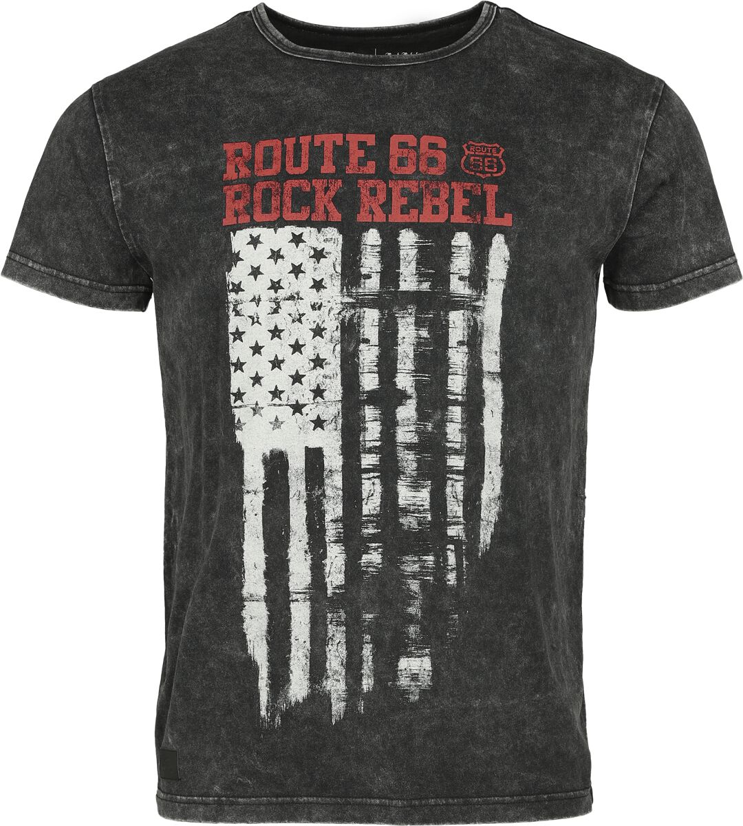 Rock Rebel by EMP Rock Rebel X Route 66 - T-Shirt T-Shirt schwarz in XL von Rock Rebel by EMP