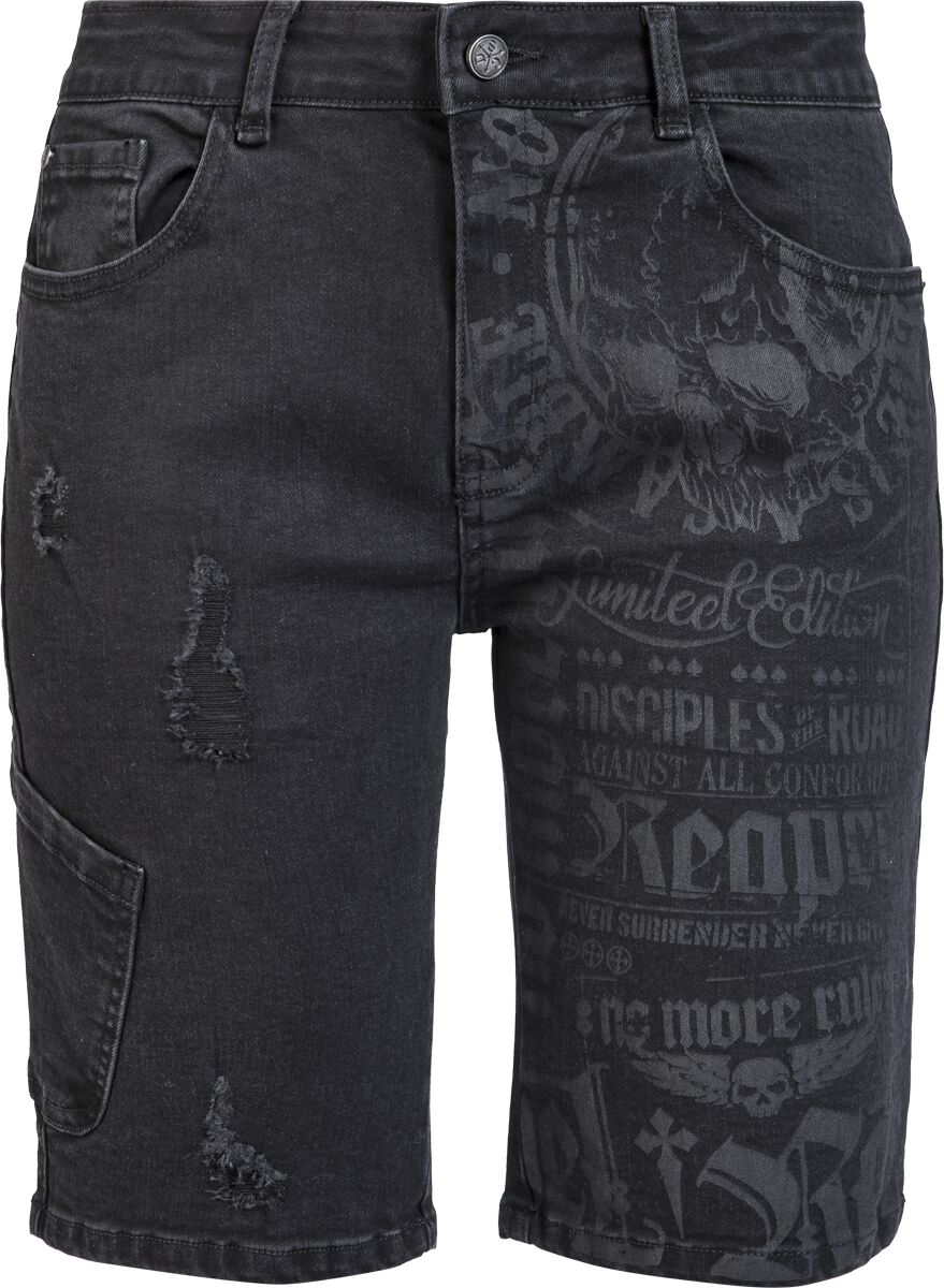 Rock Rebel by EMP - Rock Short - 27 bis 34 - für Damen - Größe 27 - schwarz von Rock Rebel by EMP