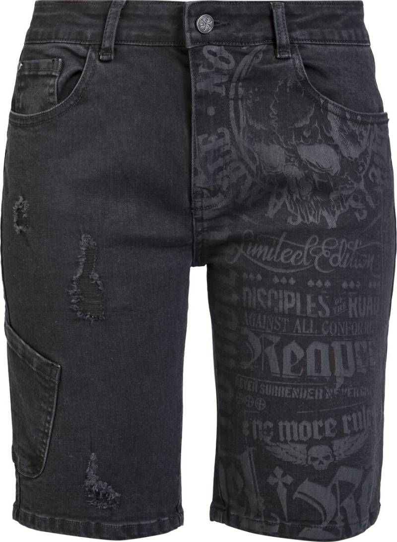 Rock Rebel by EMP - Rock Short - 27 bis 29 - für Damen - Größe 27 - schwarz von Rock Rebel by EMP