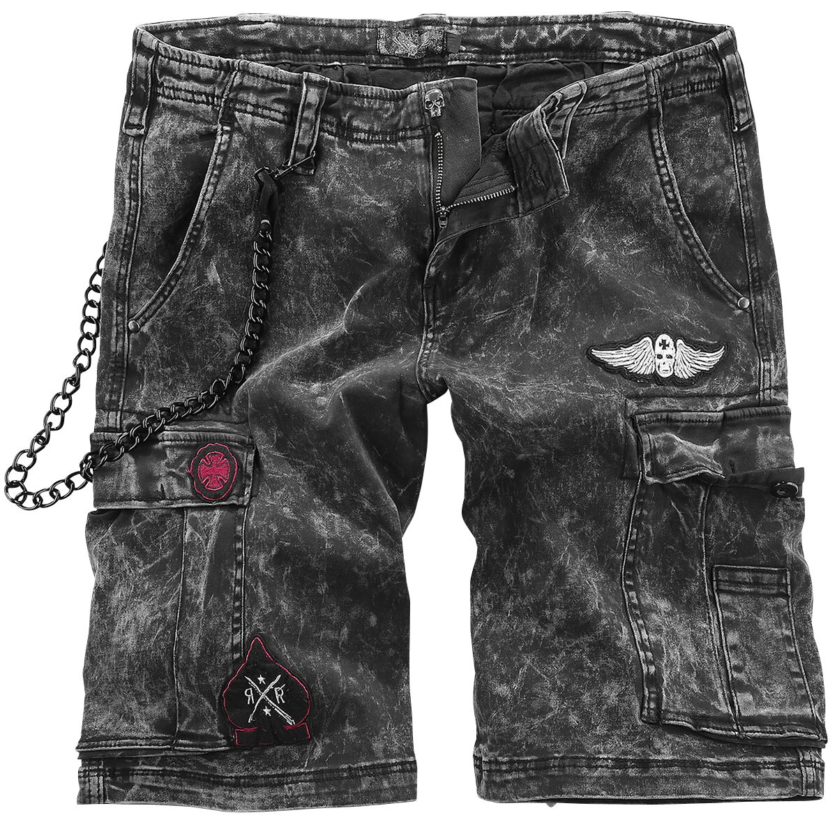 Rock Rebel by EMP - Rock Short - Garageland - S bis M - für Männer - Größe M - dunkelgrau von Rock Rebel by EMP