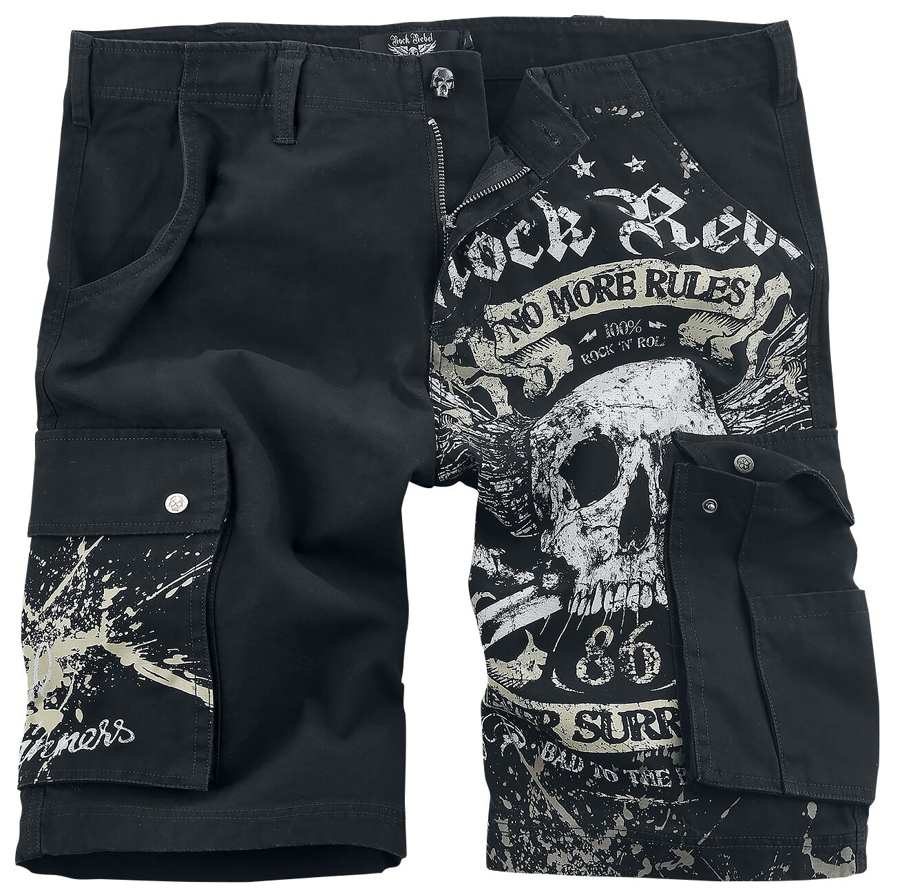 Rock Rebel by EMP - Rock Short - Saviour - S bis 5XL - für Männer - Größe S - schwarz von Rock Rebel by EMP